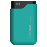 RealPower Powerbank PB-7500C        grün            7.500mAh
