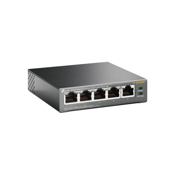 TP-Link Switch 5x GE TL-SG1005P (4xPOE/65W)