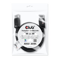Club3D DisplayPort-Kabel 1.4 HBR3 32,4Gb/s   2m 8K60Hz St/St Polybeutel