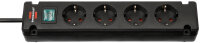 Brennenstuhl Steckdosenl. Comfort-Line Bremounta 4x1.5m schw
