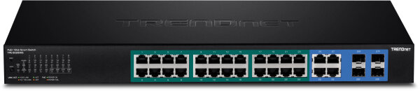 Trendnet TPE-5028WS Netzwerk-Switch Managed Gigabit Ethernet (10/100/1000) Power over Ethernet (PoE) 1U Schwarz