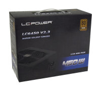 450 Watt LC Power LC6450 V2.2 Super Silent 450W Netzteil...