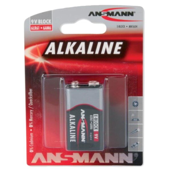 1 Stk. ANSMANN 9V RED-Line