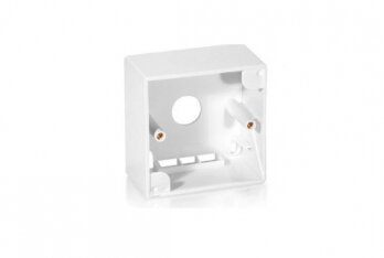 Equip Aufputz-Halterung für Frontplatten         RAL 9010 ws Polybeutel