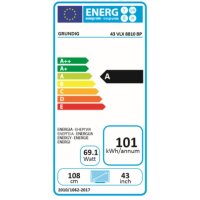 108cm(43")Grundig 43VLX8810BP