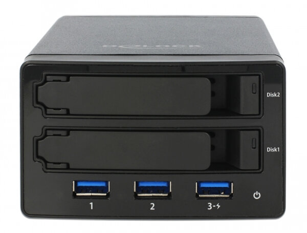 DeLOCK External Case+USB-Hub