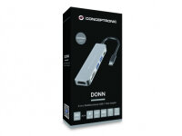 Conceptronic DONN 61 Multifunktion 6in1 USB 4-Port Hub+HDMI+Cardreader
