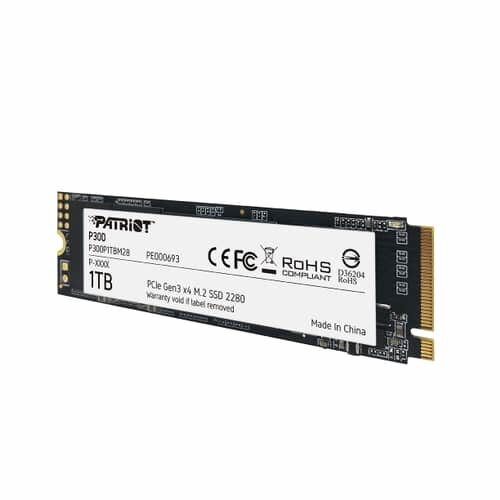 1TB Patriot P300 M.2 NVMe 3