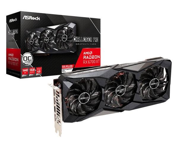 12GB ASRock RX6700XT Chall.Pro