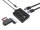 Conceptronic HUBBIES 4-Port-USB 3.0/2.0-Hub, 90cm Kabel