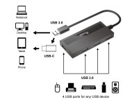 Equip 4-Port USB-A3.2-Hub->4xUSB-A 3.2 +USB-C Adapter  5Gbps