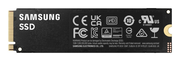 1TB Samsung SSD 990 PRO M.2 2280 PCIe 4.0 x4 NVMe M2 7450MB/s