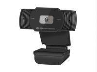 Conceptronic Amdis 1080P / 30Hz Full HD Webcam + Mikrofon + Abdeckung schwarz