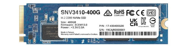 Synology SSD SNV3410-400G 400GB SSD SATA M.2 NVMe