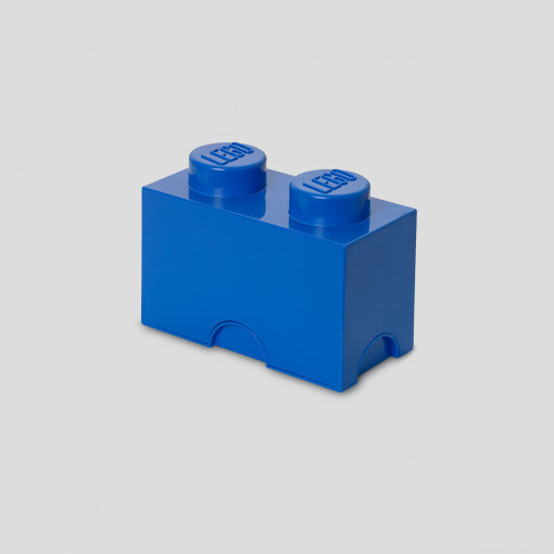 R.C. LEGO Storage Brick 2 blau