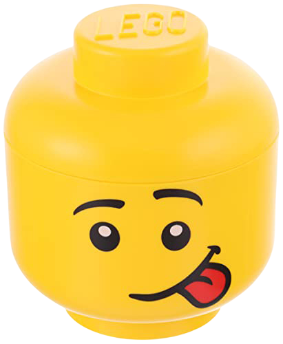 Room Copenhagen LEGO Storage Head Silly Mini Aufbewahrungskopf gelb