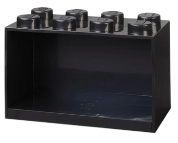 Room Copenhagen LEGO Brick Shelf 8 Bausteinregal schwarz