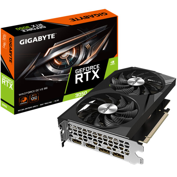 8GB Gigabyte RTX3050 WF OC V2
