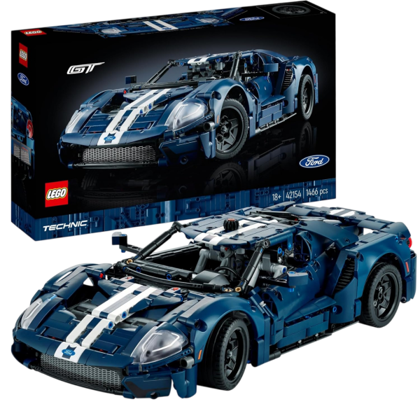 LEGO Technic - Ford GT 2022 Konstruktionsspielzeug 1:12 Maßstab 1466 Teile