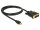 DELOCK Kabel mini DP 1.1 -> DVI (24+1) St/St 1.0m schwarz