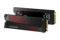 4TB Samsung 990 PRO M.2 NVMe m. Kühler