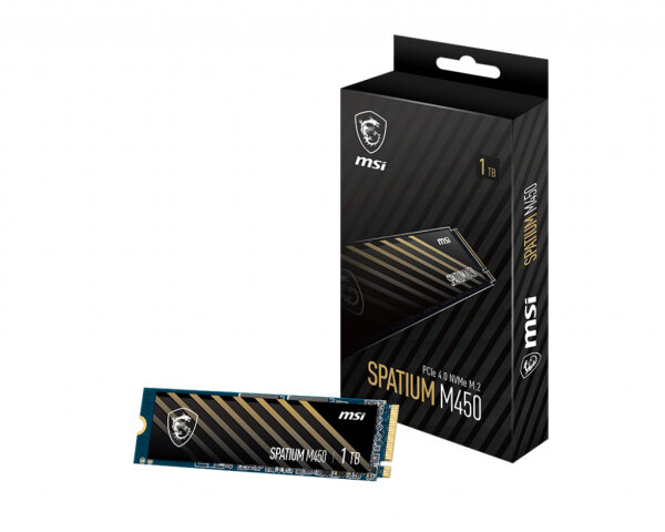 1TB MSI Spatium M450 M.2 NVMe