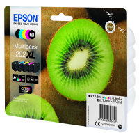 Patrone Epson 202 5er-Pack black + color XL            T02G7