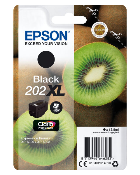 Patrone Epson 202 black XL                             T02G1