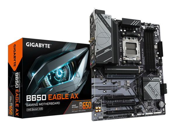 Gigabyte B650 EAGLE AX   AMD B650 AM5 DDR5 WLAN+BT ATX Mainboard