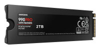 2TB Samsung SSD 990 PRO M.2 2280 PCIe 4.0 x4 NVMe RGB LEDs Heatsink / Kühlkörper