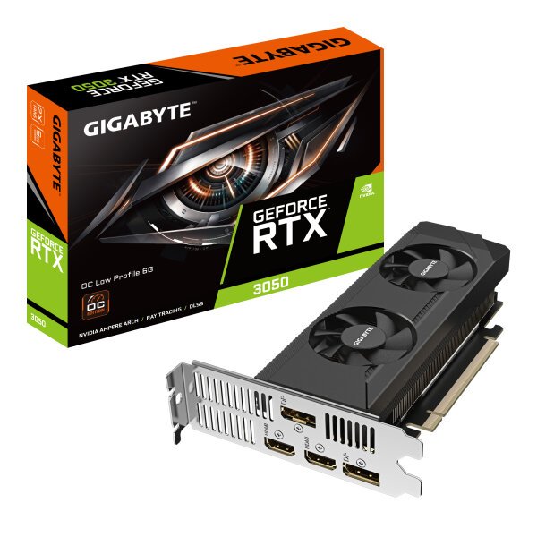 Gigabyte RTX3050 OC LP             6GB GDDR6 2xHDMI 2xDP