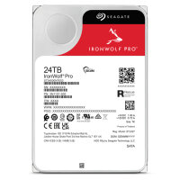 24TB Seagate IronWolf Pro NAS 3.5" SATA 6Gb/s HDD 7200 512MB CMR Dauerbetrieb