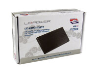 LC-Power Geh 6.3cm (2,5") SATA>USB3.0 LC-25U3-Hydra   (B)
