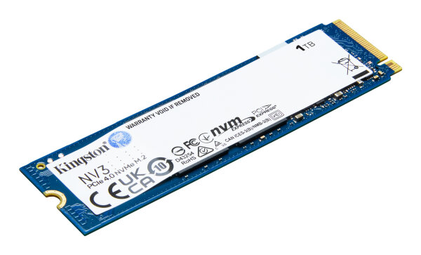 1TB Kingston NV3 M.2 2280 PCIe 4.0 x4 NVMe 2.0 SSD M2 6000MB/s