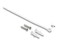 DELOCK Mini Desktop Patchpanel 12 Port Cat.6A grau