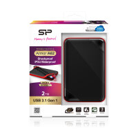 Silicon Power Festplatte  2.5" 2TB USB3.0 A62 Black/Shock/Wa extern retail
