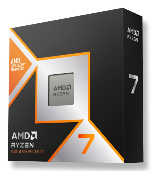 AMD Ryzen 7 9800X3D 120W Box ohne Kühler   Zen 5 Granite Ridge AM5 CPU
