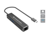 CONCEPTRONIC Adapter USB-C3.2->2.5GbE/2xC/2xA  5Gbs 0.15m sw