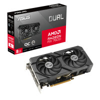 8GB ASUS DUAL-RX7600-O8G-EVO Dual Radeon RX7600 EVO OC GDDR6