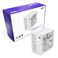 1000 Watt NZXT C Series C1000 Gold 1000W Netzteil ATX 3.1 vollmodular weiß
