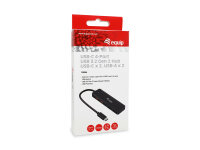 Equip 4-Port USB-C 3.2 Hub -> 2xUSB Typ-A 3.2 / 2x USB Typ-C 10Gbps schwarz