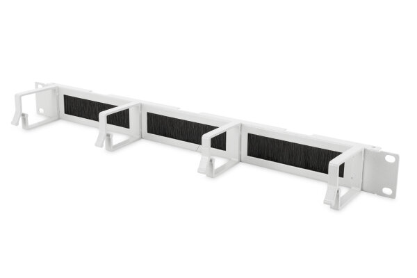 Digitus Kabelrangierpanel mit Bürstenleisten für 483 mm (19")-Schränke, 1HE