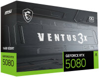 16GB MSI Ventus GeForce RTX 5080 16G 3X OC NVIDIA GeForce RTX5080 GDDR7