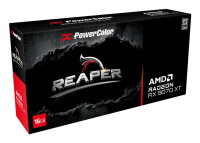 16GB PowerColor RX9070XT 16G-A Radeon RX 9070 XT Reaper GDDR6 9070XT AMD 2970MHz HDMI 2.1 3xDP2.1 schwarz/rot