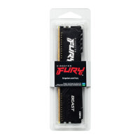 Kingston Technology FURY Beast 16GB 3200MT/s DDR4 CL16 DIMM 1Gx16 Black