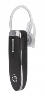 Manhattan Bluetooth-Headset, Bluetooth 4.0 + EDR, In-Ear Design, omnidirektionales Mikrofon, integrierte Bedienelemente, schwarz