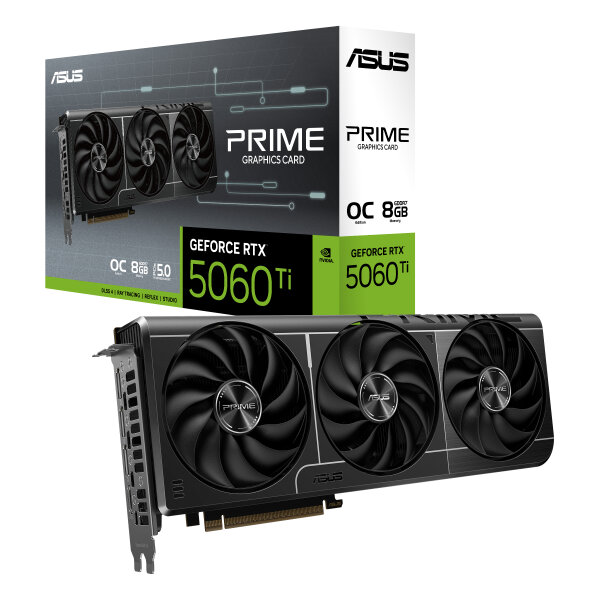 8GB ASUS PRIME-RTX5060TI-O8G Prime GeForce RTX 5060 Ti OC GDDR7 NVIDIA RTX5060Ti OC