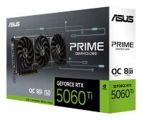 8GB ASUS PRIME-RTX5060TI-O8G Prime GeForce RTX 5060 Ti OC GDDR7 NVIDIA RTX5060Ti OC