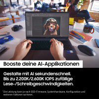 2TB Samsung SSD 9100 PRO M.2 2280 PCIe 5.0 x4 NVMe 2.0 14700MB/s M2 2000GB