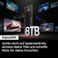 2TB Samsung SSD 9100 PRO M.2 2280 PCIe 5.0 x4 NVMe 2.0 14700MB/s M2 2000GB